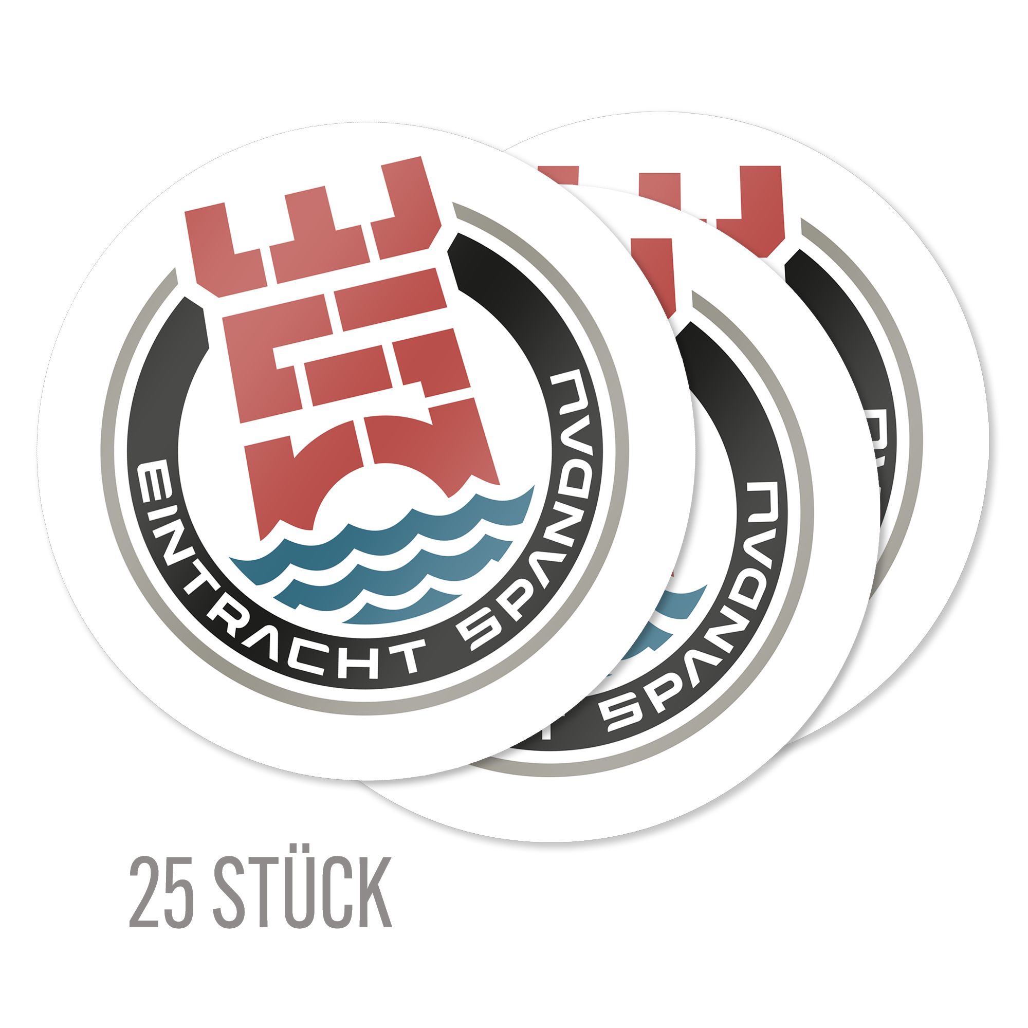 Eintracht Spandau - Offizieller Shop - Logo Sticker-Paket