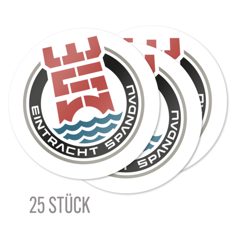 Logo Sticker-Paket von Eintracht Spandau - Aufkleber jetzt im Eintracht Spandau Store