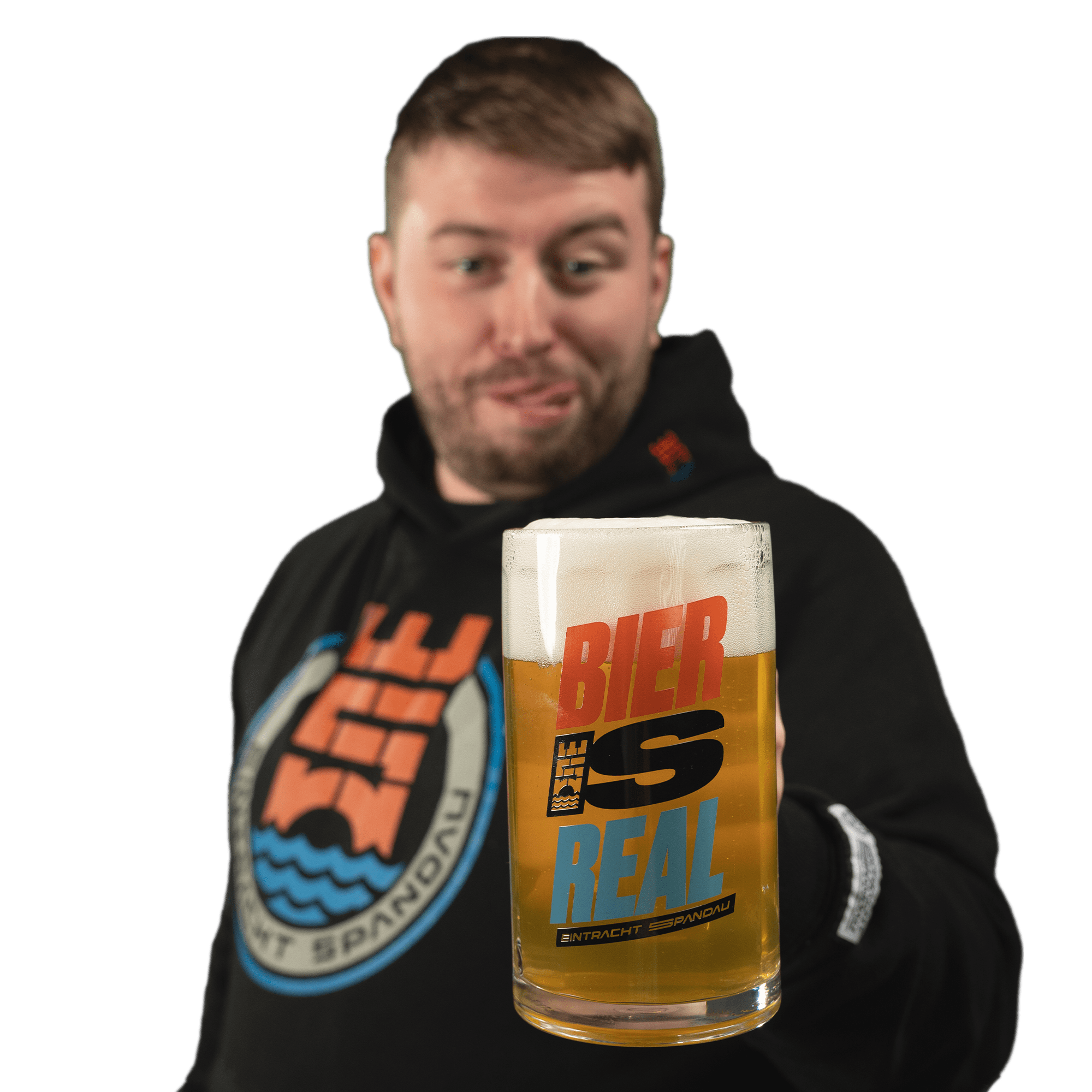 Eintracht Spandau Bier is Real Bierkrug 0,5L 271077